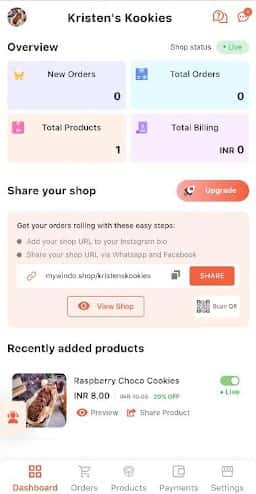 Make a free online store