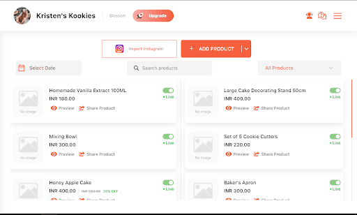 free website builder for online store