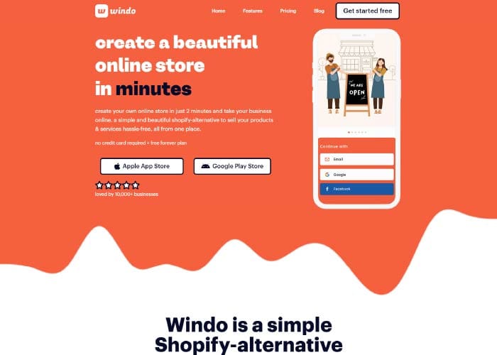 WINDO - best ecommerce platform for small businesses